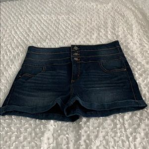 Tinseltown High Waisted Jean Shorts